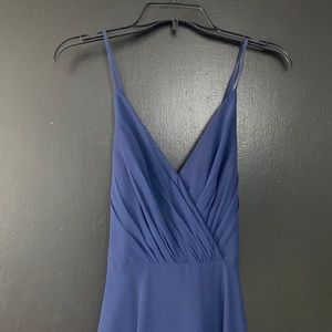 Navy blue bridesmaid dress